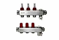 Danfoss 3’lü Paslanmaz Çelik Kollektör Seti