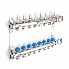 Wavin 3'lü Paslanmaz Çelik Kollektör Seti