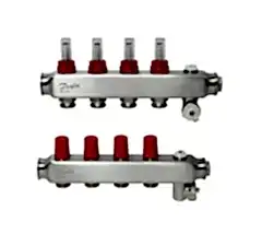 Danfoss 4’lü Paslanmaz Çelik Kollektör Seti