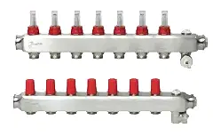 Danfoss 7’li Paslanmaz Çelik Kollektör Seti