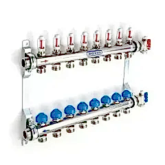 Wavin 9'lu Paslanmaz Çelik Kollektör Seti