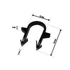 Vatanpor Boru Tutucu U Klips 500 Adet